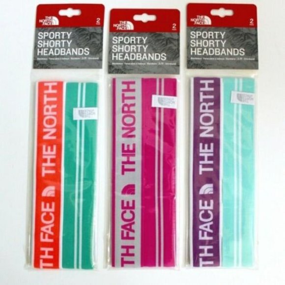 The North Face Performance Sporty Shorty Headbands Total 6 Headbands - Picture 1 of 3